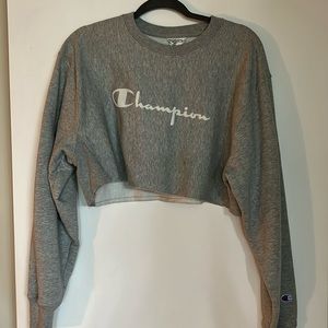 Champions cropped sweatshirt